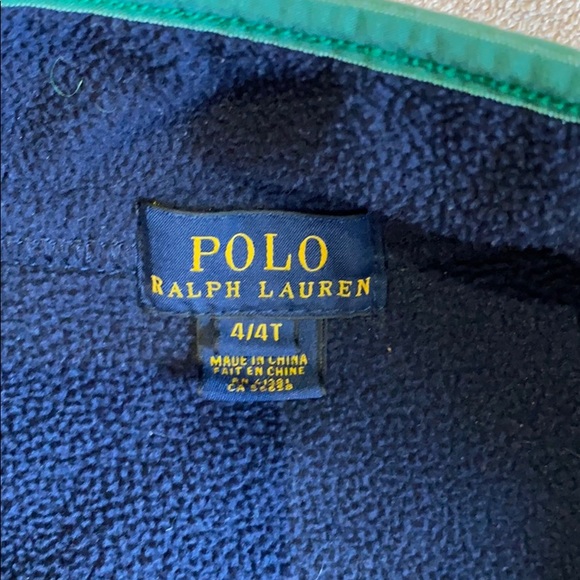 Polo Ralph Lauren fleece cardigan 4T - Picture 3 of 3